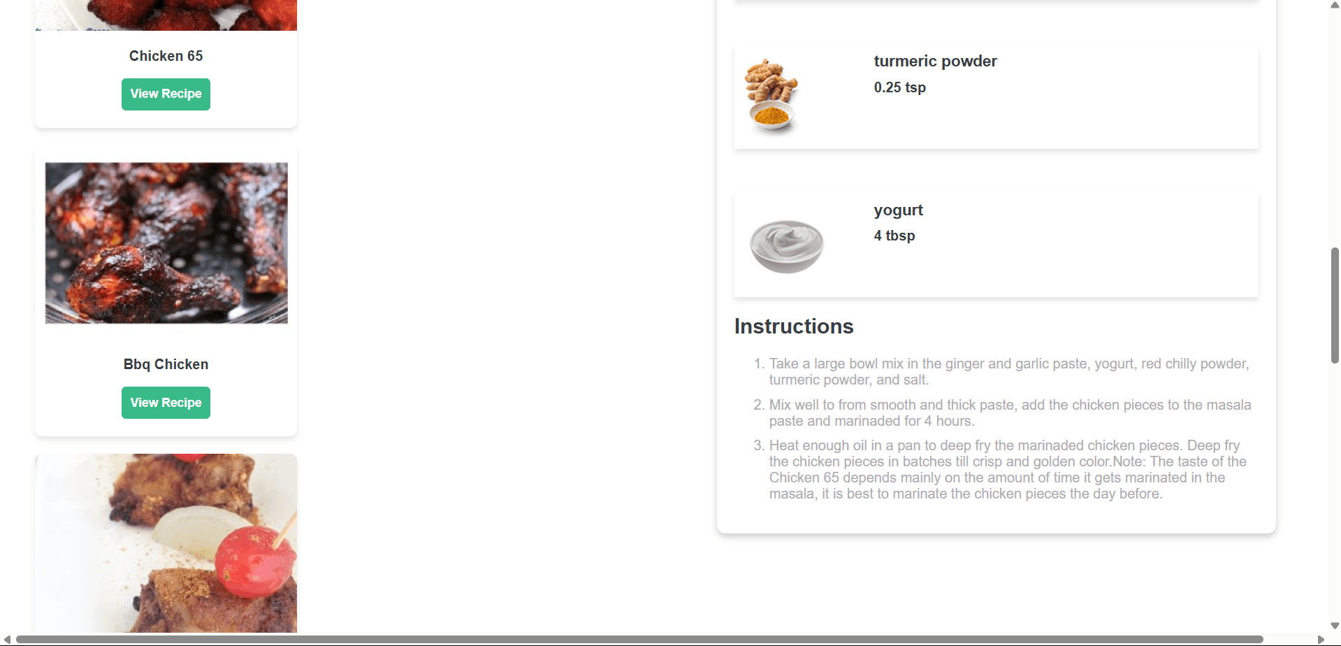 Food Recipe
