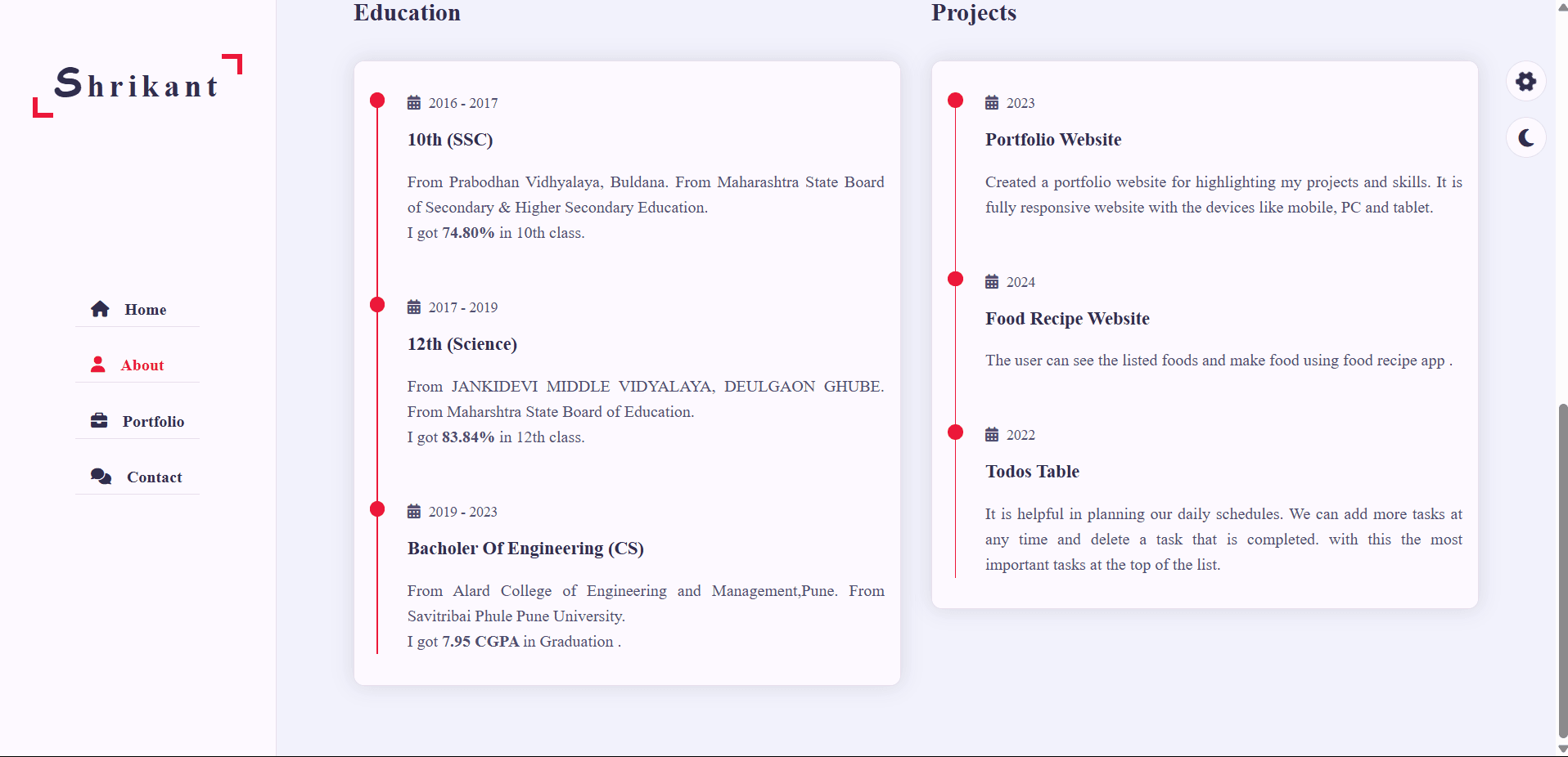 Old Portfolio
