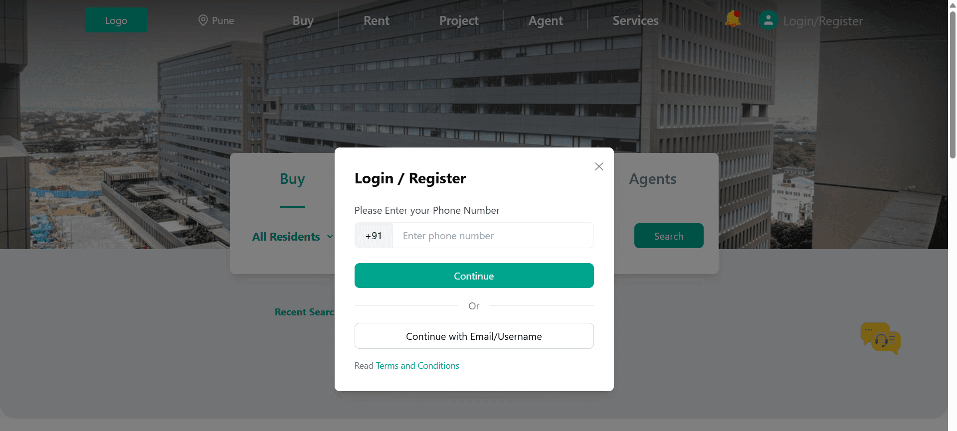 Real Estate Customer